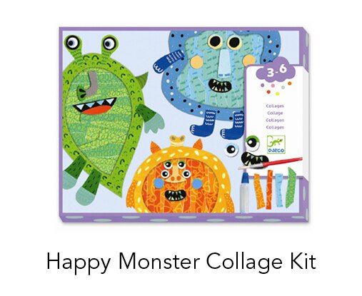 Happy Monster Collage Kit